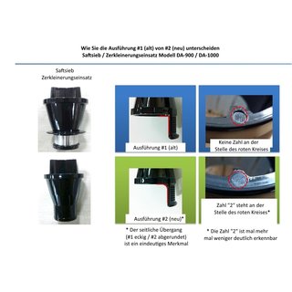 Saftsieb #1 (alt) Bionika Entsafter DA-1000