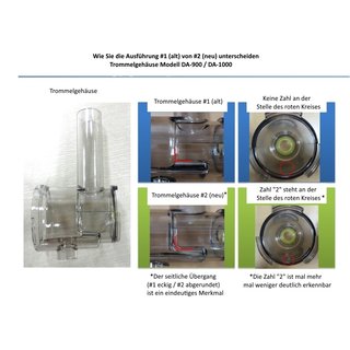 Upgrade Set #2 (neu) Saftsieb + Trommelgehuse DA-1000