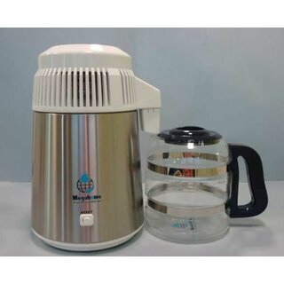 Glaskanne 4 Liter wei: Megahome & blue green & WaterWise 4000